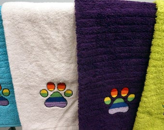 Ręcznik tęczowy Paw