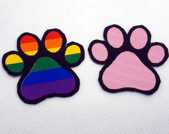 Magnesy w kształcie łapy 2 cale do lodówki, szafki itp. - tęczowe lub różowe