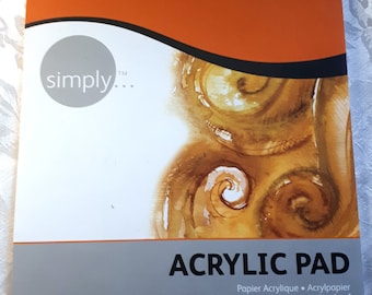 Notatnik papierowy do prac akrylowych - 9" x 12"