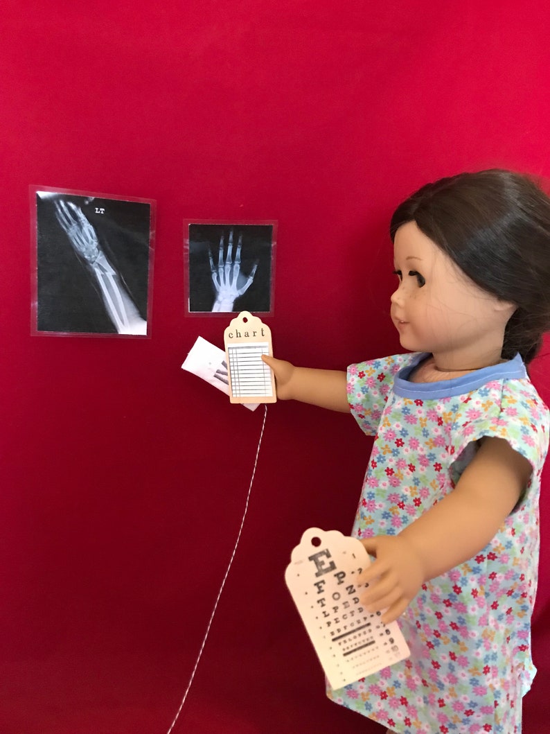 Doll Hospital Accessories Chart IV Bag Eye Chart and Etsy