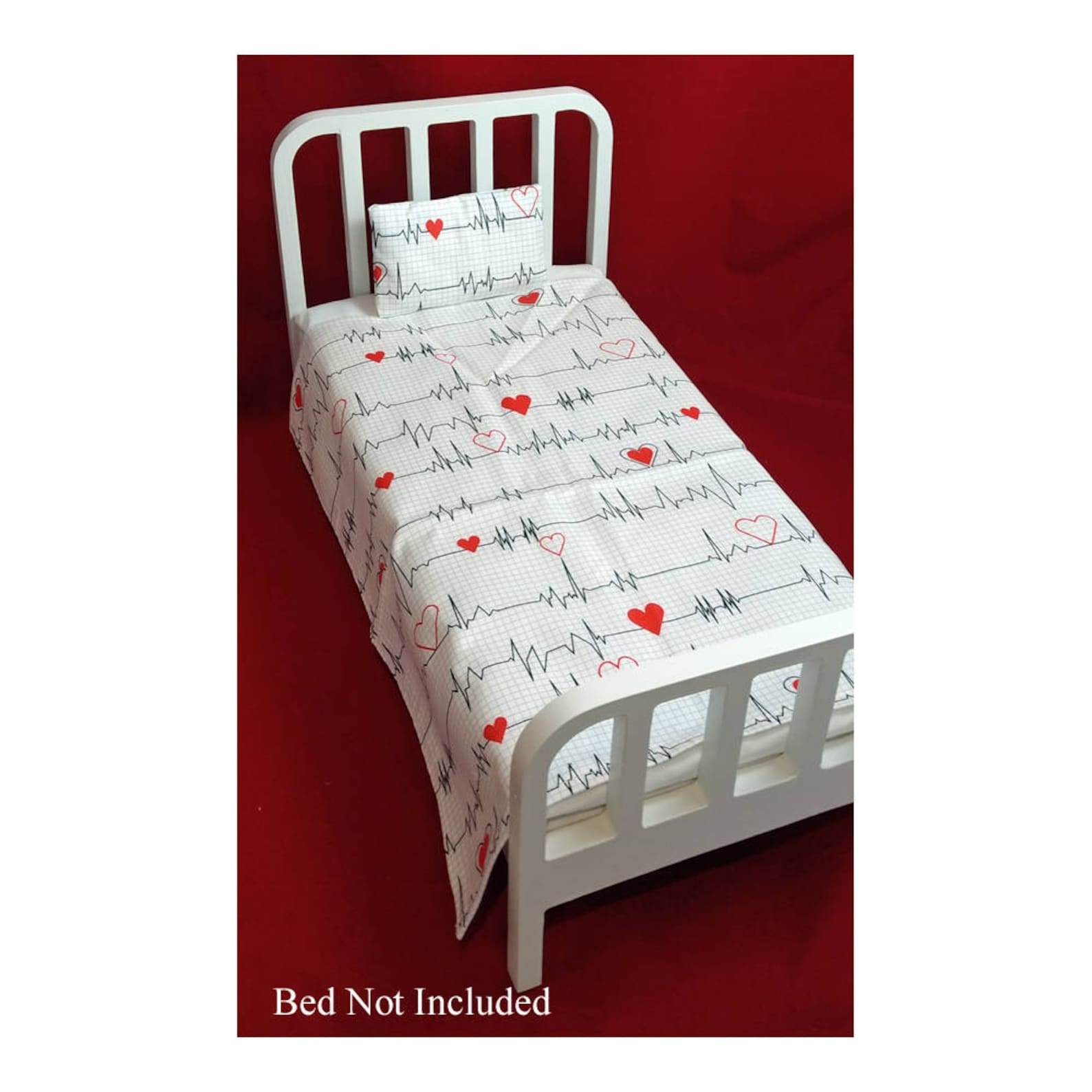 Doll Hospital Bed Sheet and Pillow for 18 Doll or Etsy