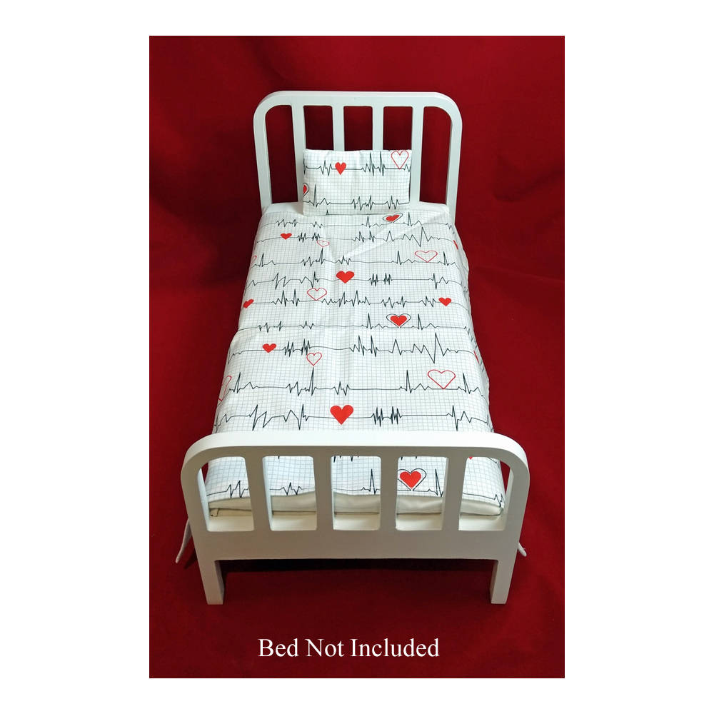 Doll Hospital Bed Sheet and pillow for 18 Doll or Etsy