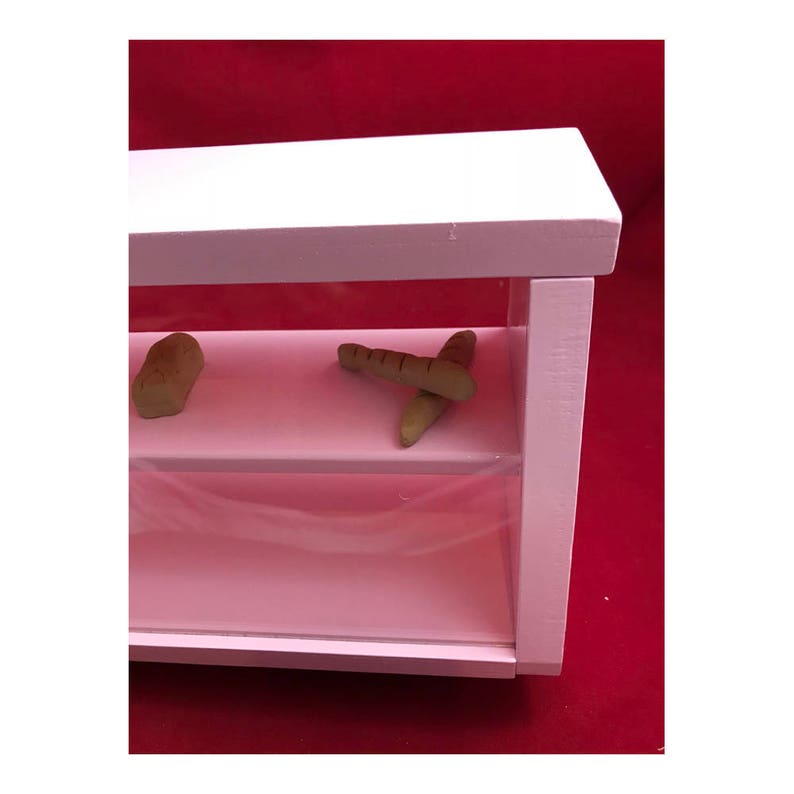 Pastry or Bakery Wooden Display Case for American Girl or Etsy