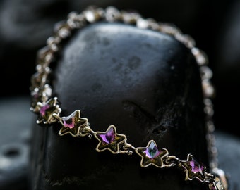 Mystical Crystal Stars - Swarovski crystal bracelet finishe in lustrous rhodium