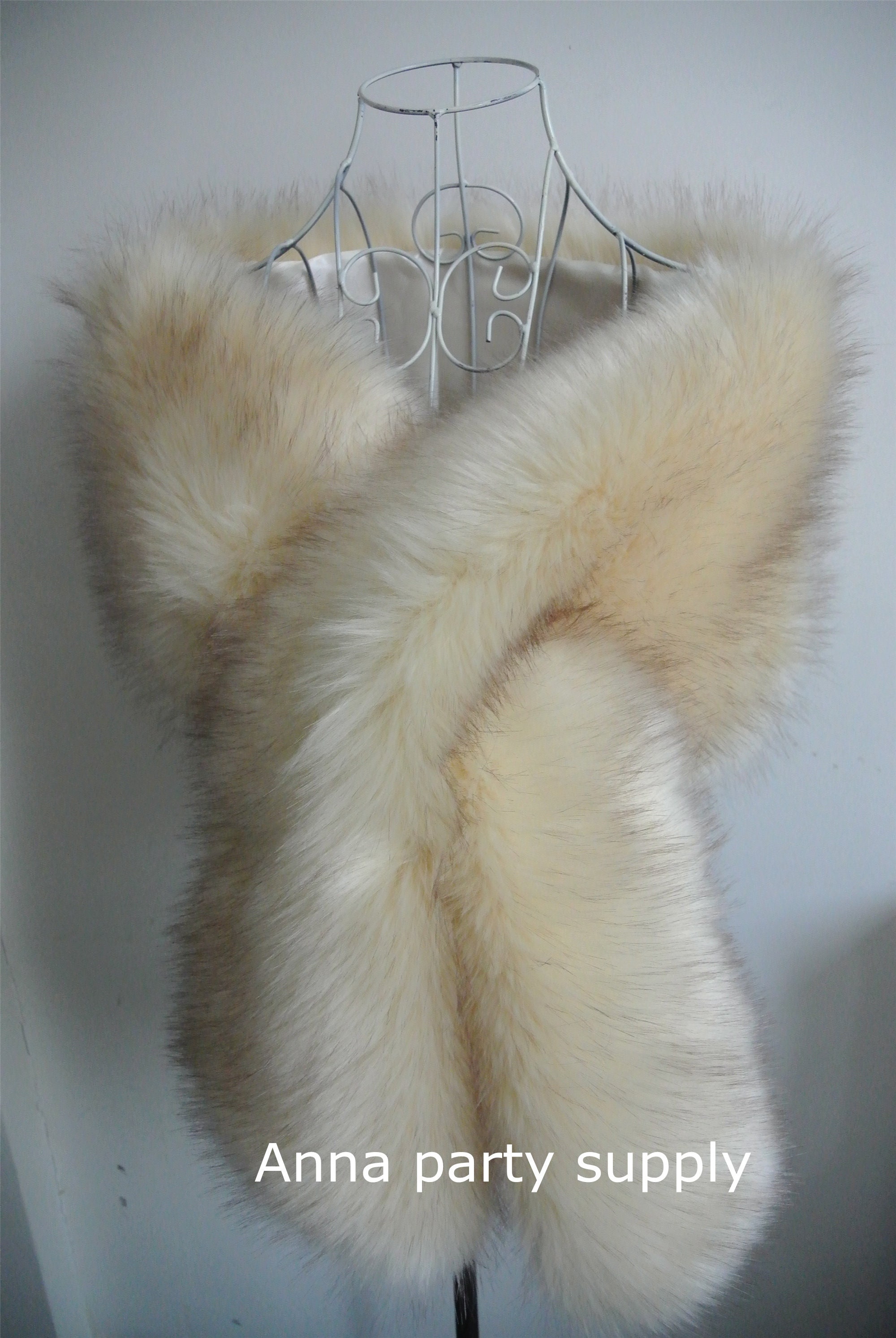 Girls Real Ostrich Feather Fur Vest Jacket Warm Waistcoat Fluffy Creamy White