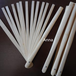 10 piece bamboo fan 13pcs staves per fan