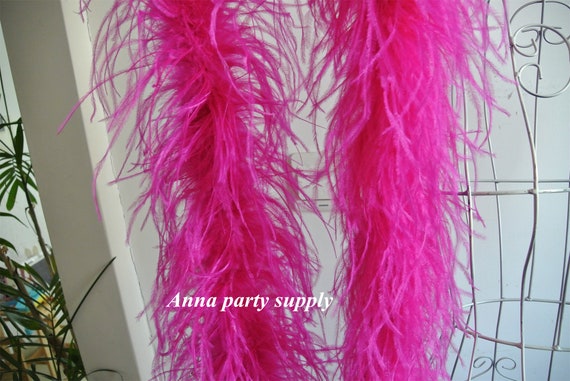 3 Ply Pink Fluffy Feather Boa - 1 Piece