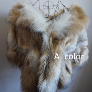 faux fur bridal wrap shrug wedding faux fur cape wedding supply