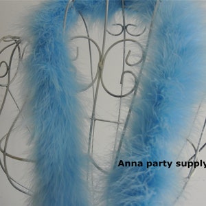 Custom Tulle Faux Feather Boa With Glitter Balls Any Colour Available 