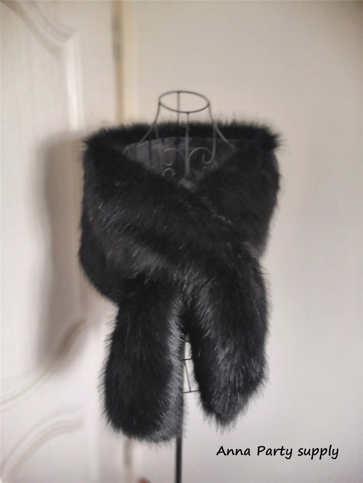 Faux Fur Hood, Brown Faux Fur Collar,detachable Faux Fur Collar,diy for  Faux Fur Hood, Faux Fur Collar TZ3448 