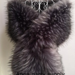 dark grey faux fur bridal wrap shrug wedding faux fur cape Wedding Fur shrug Bridal Faux Fur Stole Fur Shawl Cape