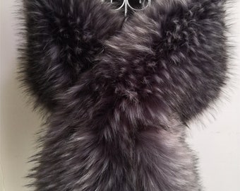 dark grey faux fur bridal wrap shrug wedding faux fur cape Wedding Fur shrug Bridal Faux Fur Stole Fur Shawl Cape