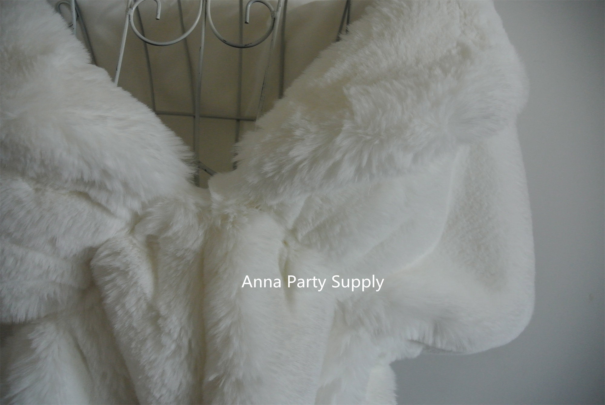 White Faux Fur Bridal Wrap Shrug Wedding Faux Fur Cape Shrug Etsy