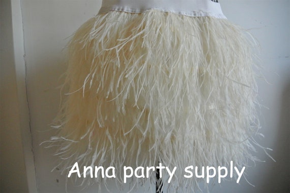 Feather top skirt diy
