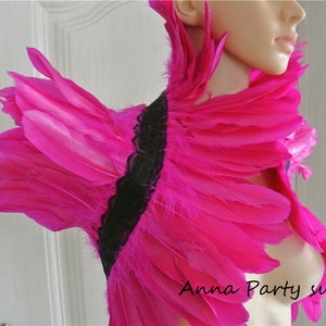 F13-Hot Pink Feather Pad  Pink feathers, Hot pink, Pink