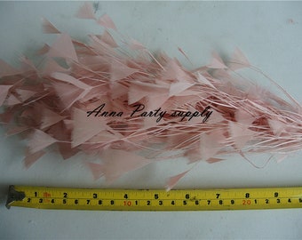 4 bunch blush pink feather millinery crafts wedding feather corsages hat supply