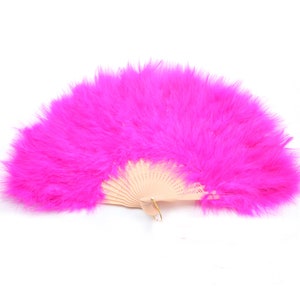 light pink pale pink marabou feather fan burlesque feather fan dancing 20*12inch 15colors for party favors showgirl customs partysupply