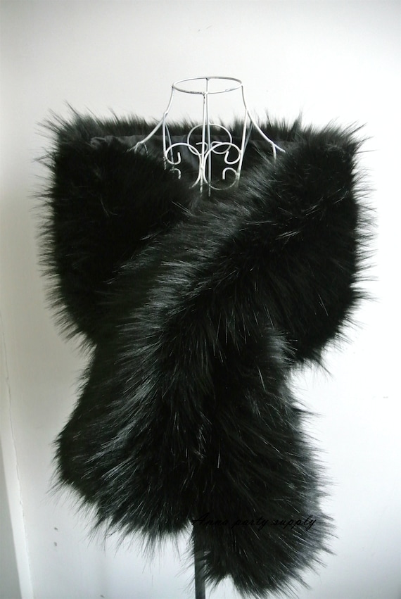 Black fur stole new arrivals