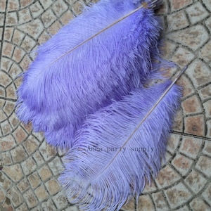 100 pcs Lavender ostrich feather plume for wedding party supply wedding centerpiece