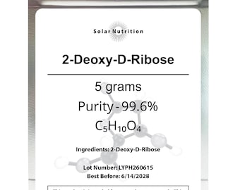 2-Deoxy-D-Ribose: Research Grade, 5g