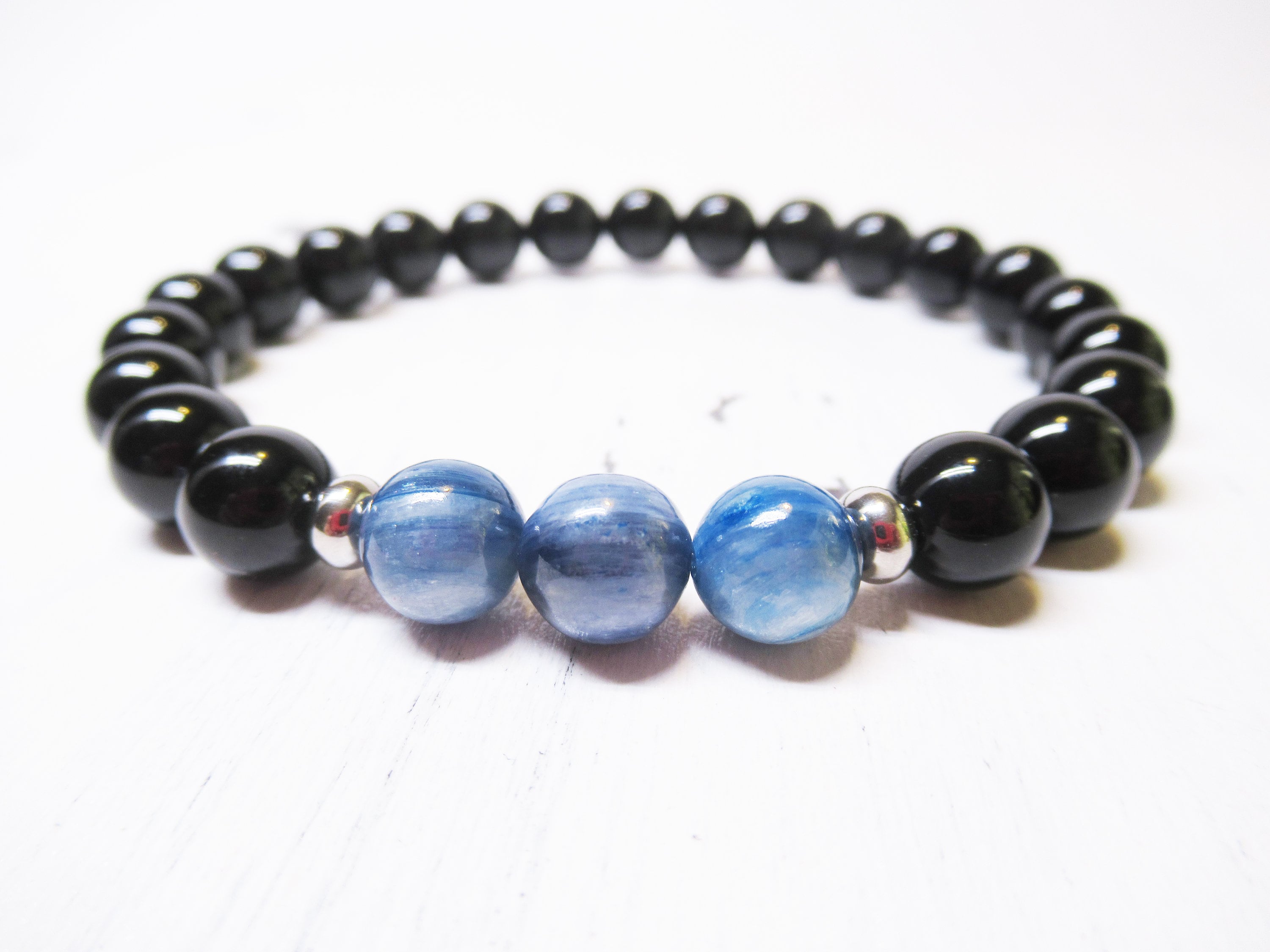 black kyanite bracelet