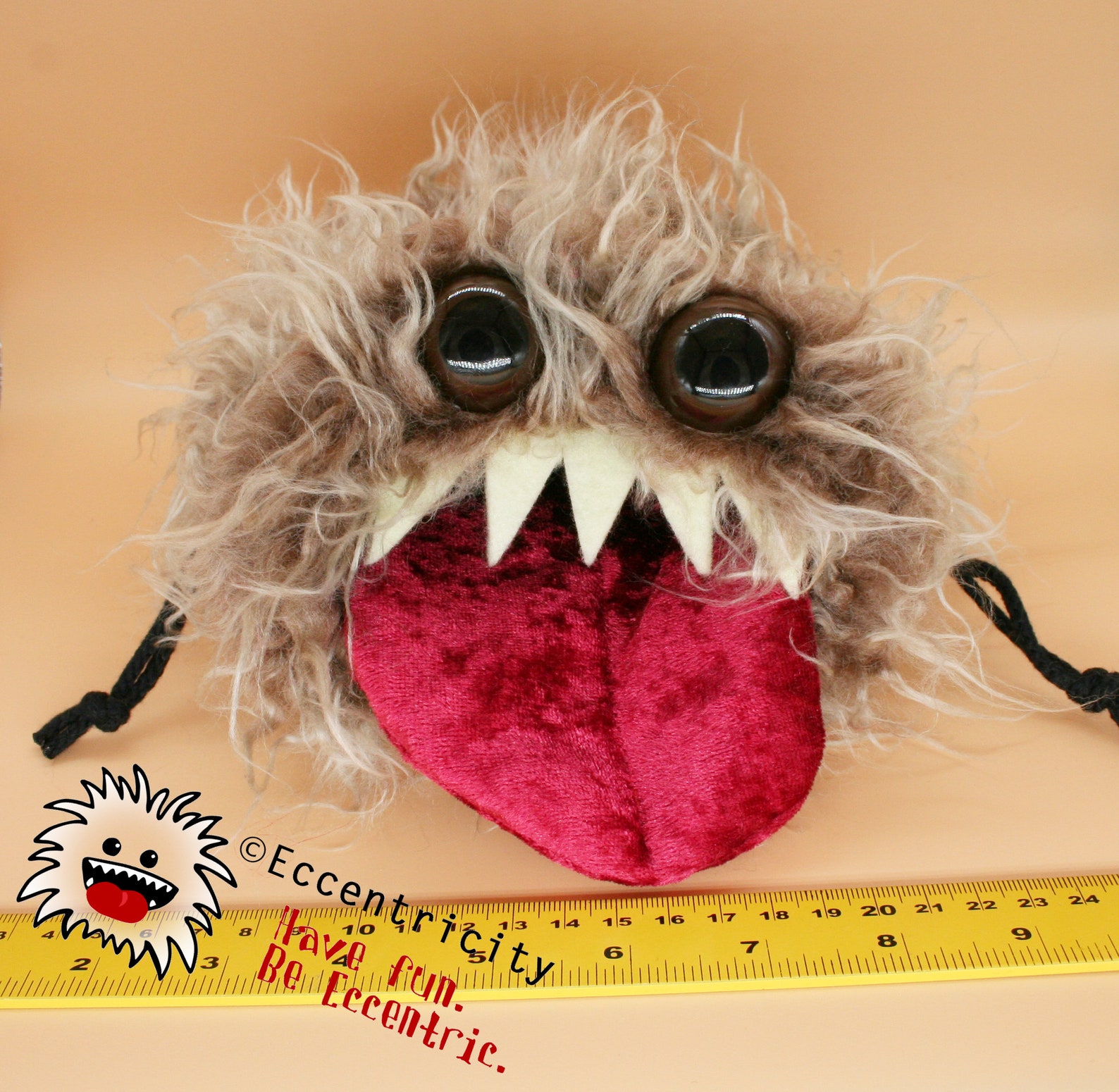 Braune Monster Würfeltasche Medium Druidentasche DnD | Etsy