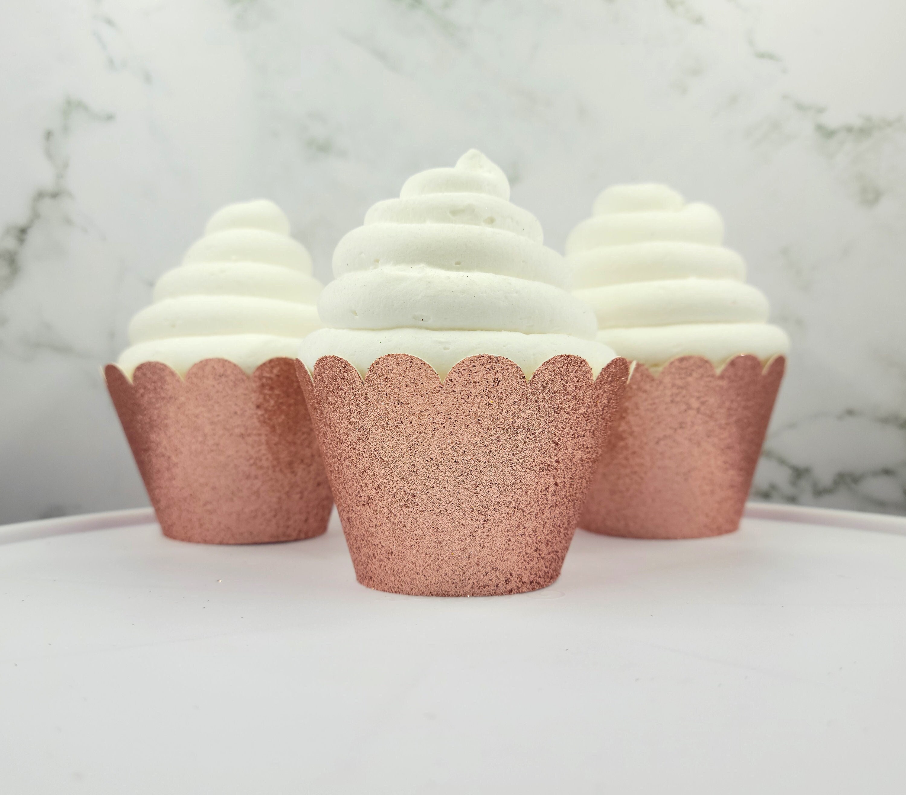 Jumbo Pink Swirl Heavy Duty Cupcake Liners qty 20 Jumbo Pink Swirl  Greaseproof Muffin Cups, Jumbo Pink Cupcake Papers, Jumbo Cupcake Liner 