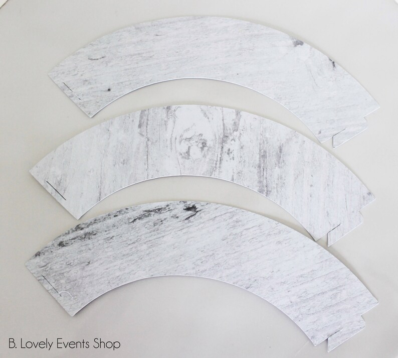 Weathered Wood Cupcake Wrappers Wood Cupcake Wrappers Barn Etsy