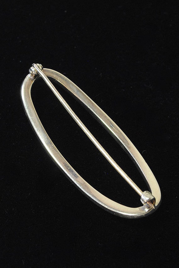 Vintage Antique Seed Pearl Pin 14k Yellow Gold - image 5