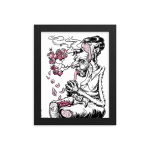 Rose Nose Framed Print