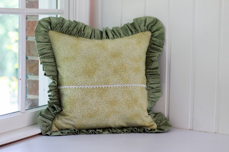 Botanical Dragonfly Patchwork Pillow Cover