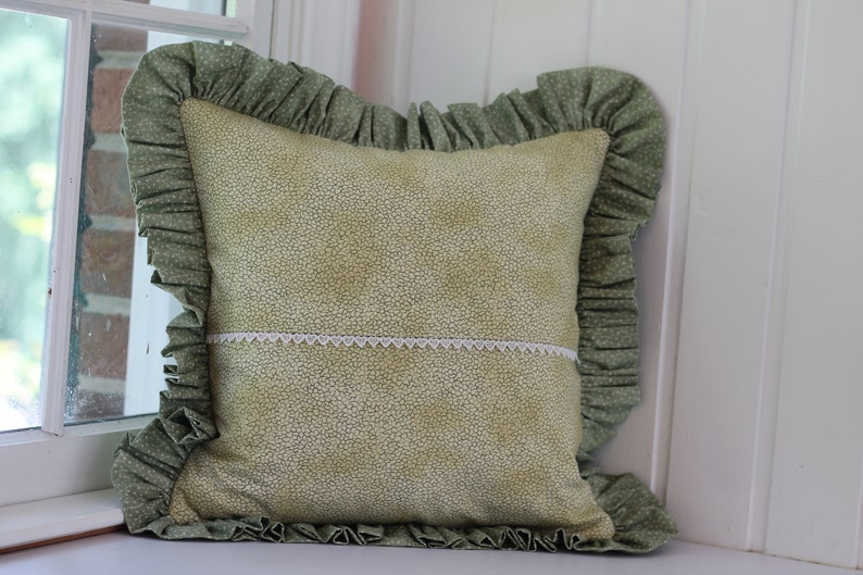 Botanical Dragonfly Patchwork Pillow Cover