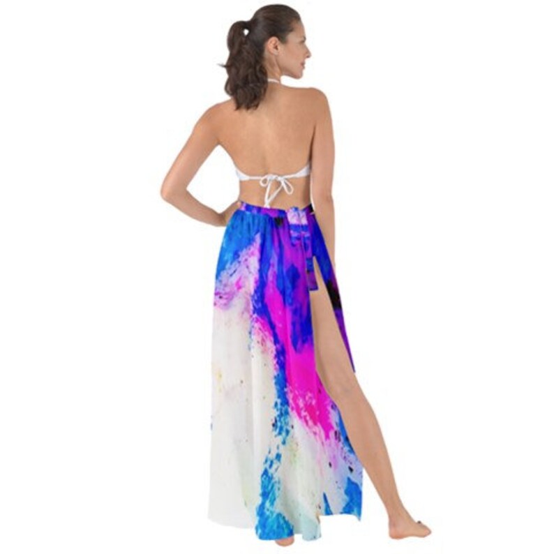 strapless beach cover up