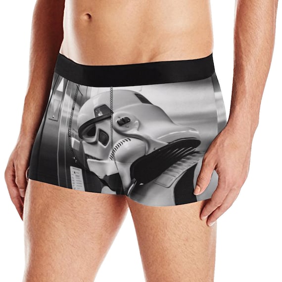 motor Chromatisch Uitgaand Heren Lift Storm Black & White Boxer Briefs Star Wars - Etsy Nederland