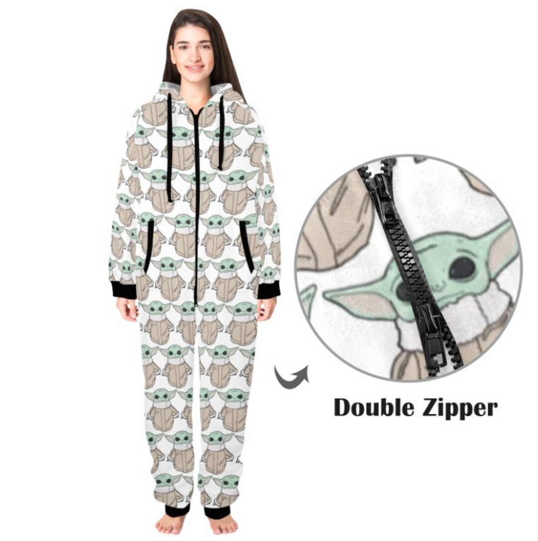 Baby yoda adult onesie sale