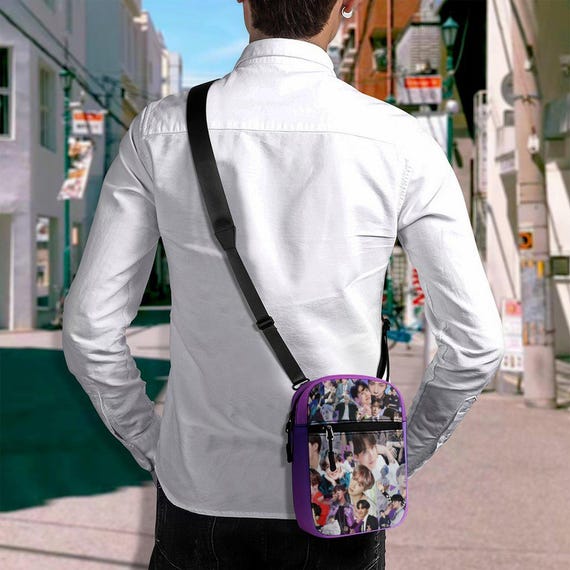 BTS Bias Member Satchel Bag - K-pop Inspired Purse - Detachable