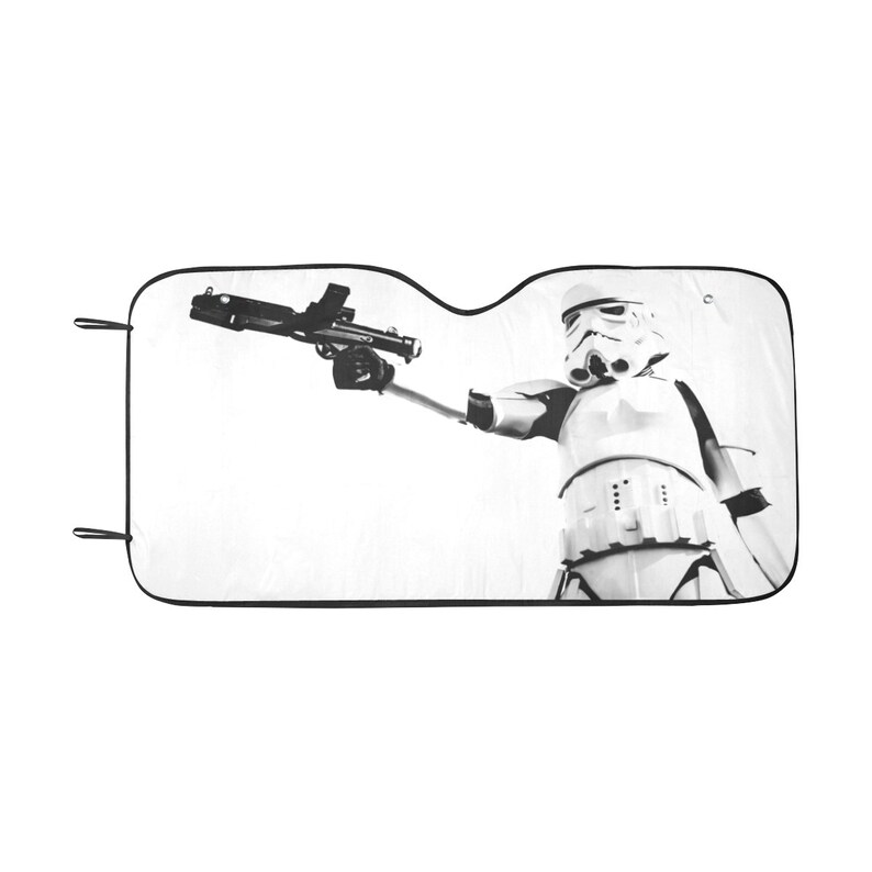 55x30 Stormtrooper Car Sun Shade Star Wars Etsy