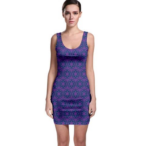 3 Color Options Imperial Cog Print Sleeveless Bodycon Dress - Etsy