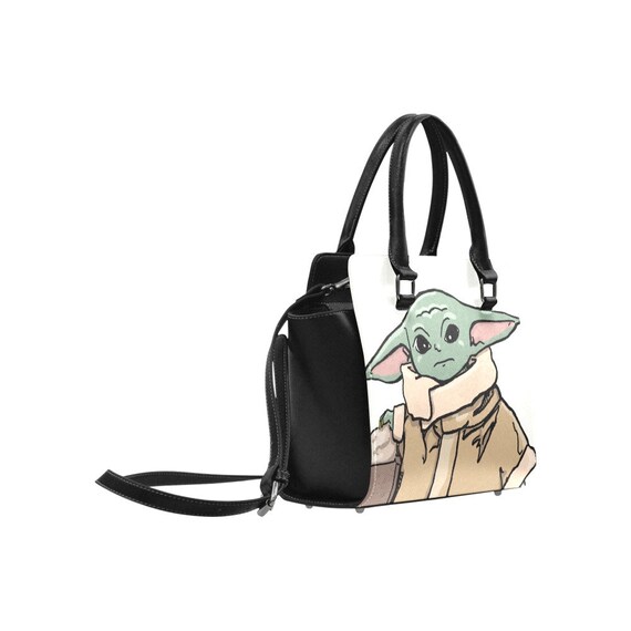 The Child Handbag With Removable adjustable Shoulder Strap Star Wars Inspired Purse Top Handle Hand Bag Grogu Baby Yoda Mandalorian Etsy