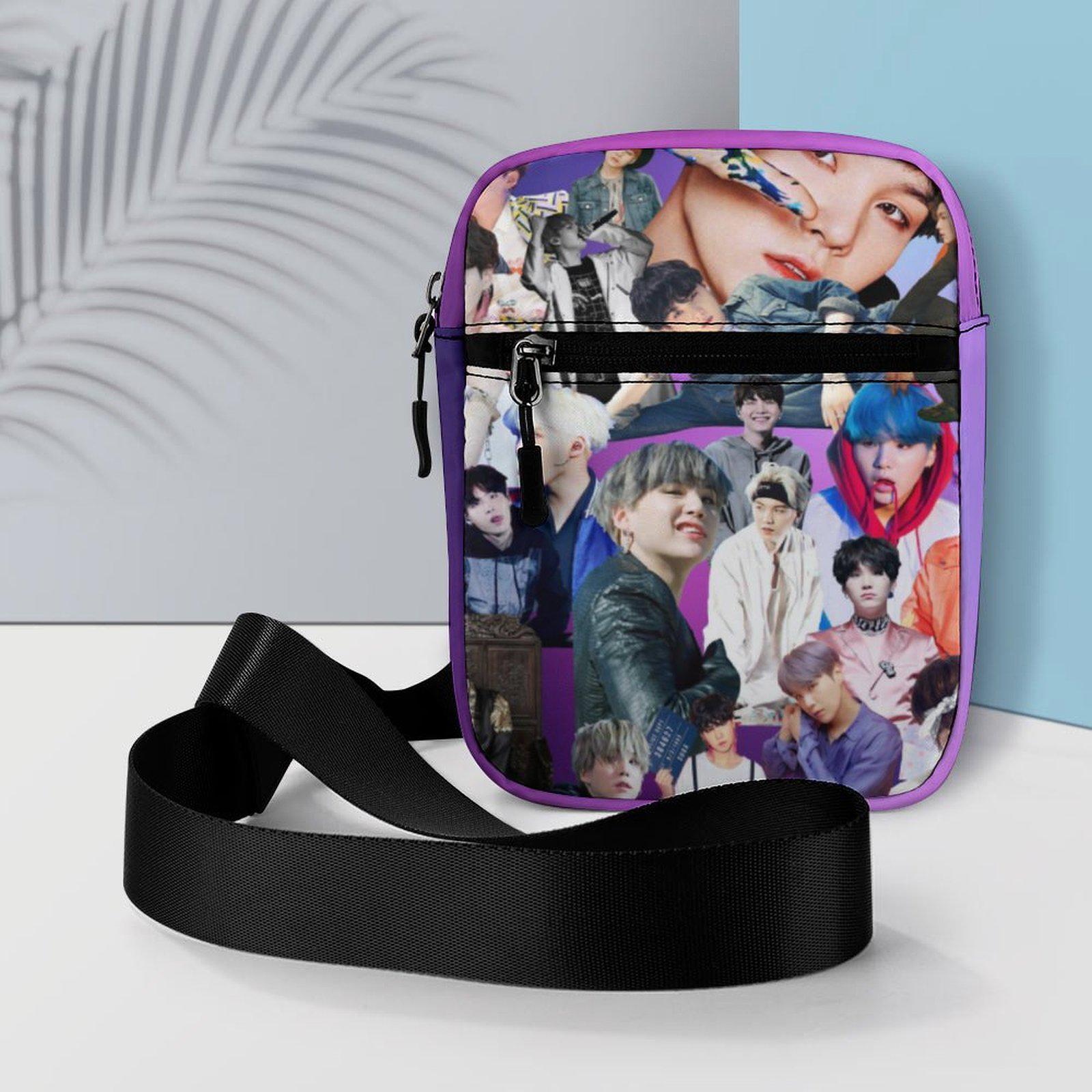 BTS Bias Member Satchel Bag - K-pop Inspired Purse - Detachable