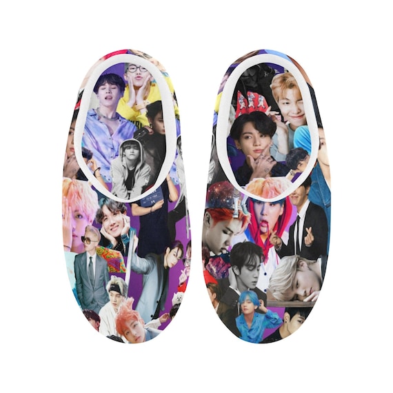 BTS Women's Collage Non-Slip Slippers