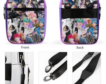 BTS Bias Member Satchel Bag - K-pop Inspired Purse - Detachable