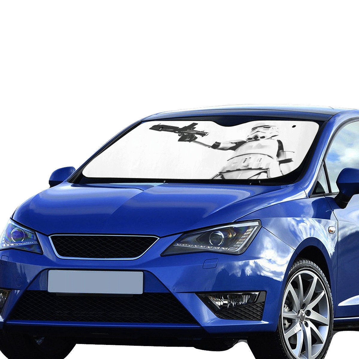55x30 Stormtrooper Car Sun Shade Star 