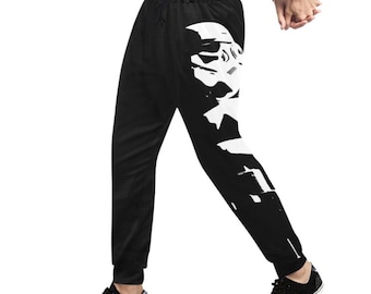 Tall Dark & Stormy Men's Drawstring Joggers - Star Wars Stormtrooper Inspired Loungewear - Activewear - Sleepwear Pajama Pants - Sweatpants