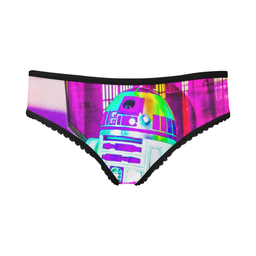 Rainbow Droid Women's Briefs Star Wars Inspired Fashion R2-D2