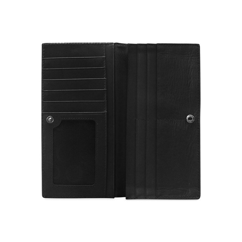 Coney Island Boardwalk Women/'s Leather Wallet Coney Island Collection Microfiber Leather Magnetic Snap Closure Photographic Print