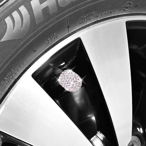 Bling Tire Valve Caps|Crystal Rhinestones|Car accessories|Glam Tire Accessories