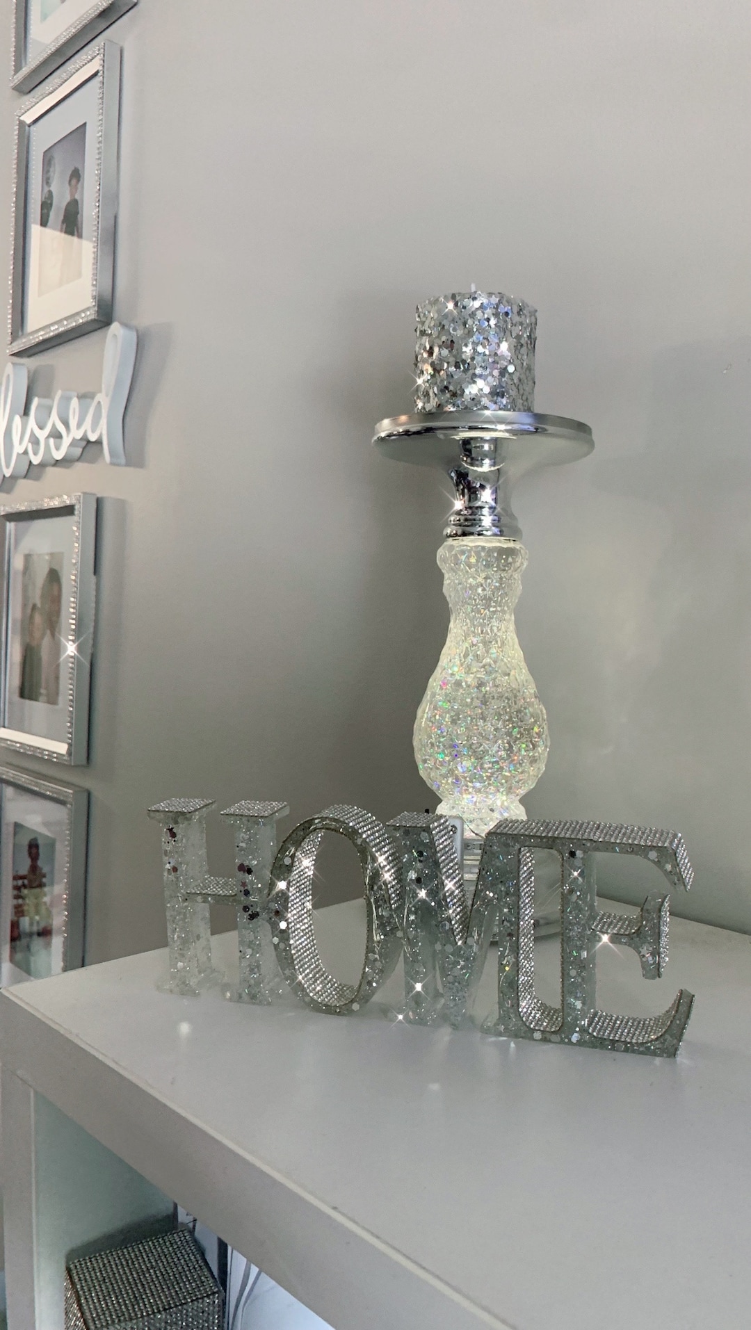 Table Decor,light up Decor,home Sign,love Sign,bling Decor,glam Decor