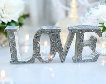 Table Decor,Home sign,Love sign,Bling Decor,Glam Decor, office decor,living room decor,Foyer decor,kitchen decor