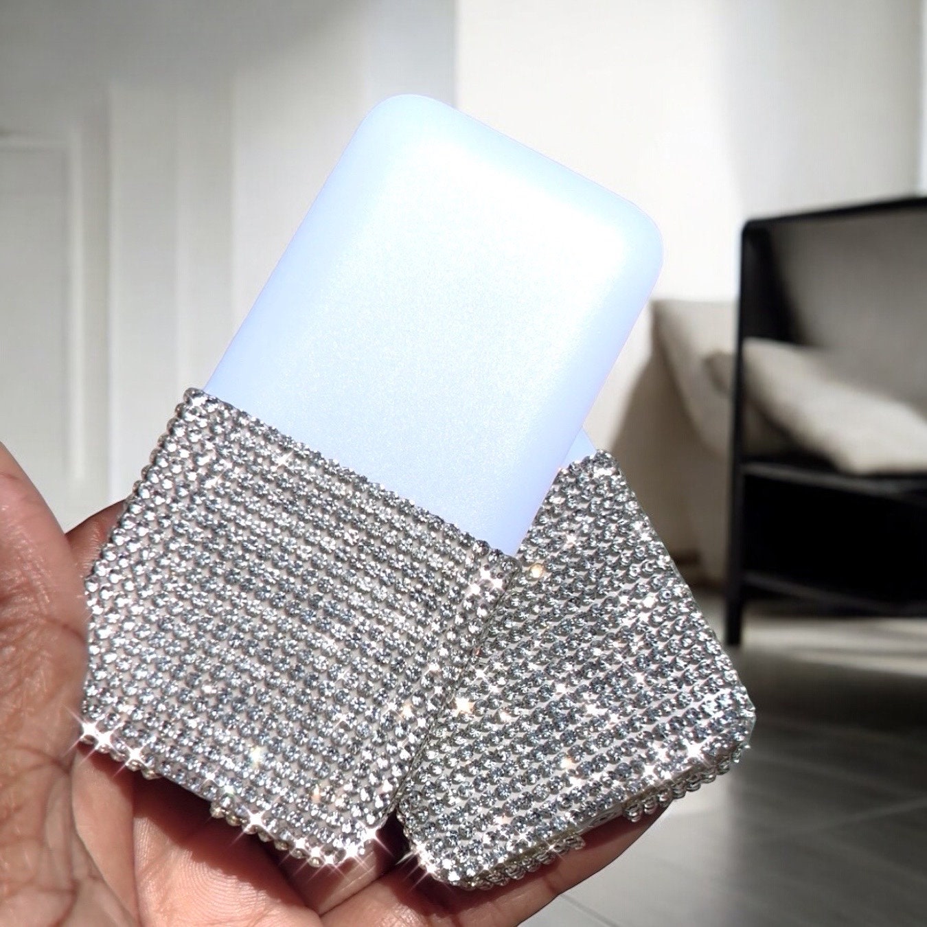 Bling Light Sensor Night Light Set,BlingDecor,Glam Decor,Home Decor,night light,shiny decor,house warming gift, bedroom decor,living room